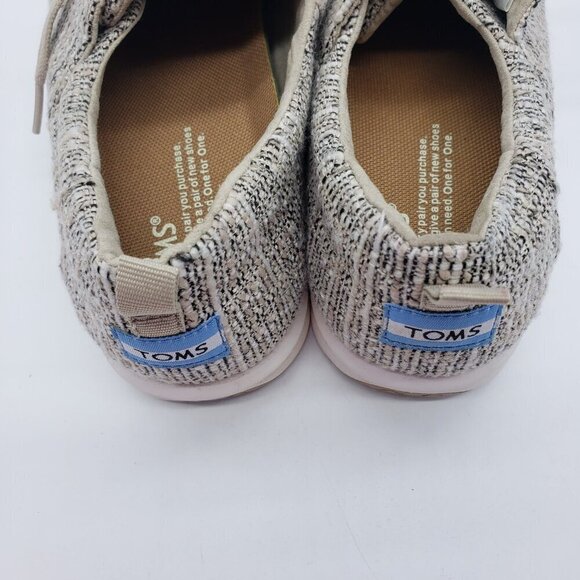 TOMS Del Rey Shoe Womens US 12 Oxford lace up tan multicolor canvas rubber - Picture 10 of 12